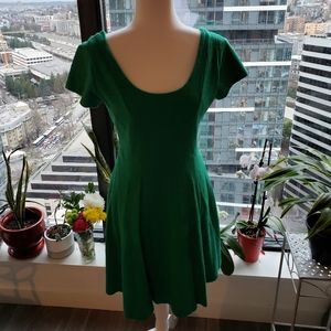 Mauve Apple green dress